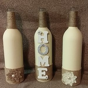Rustic Wine Bottles